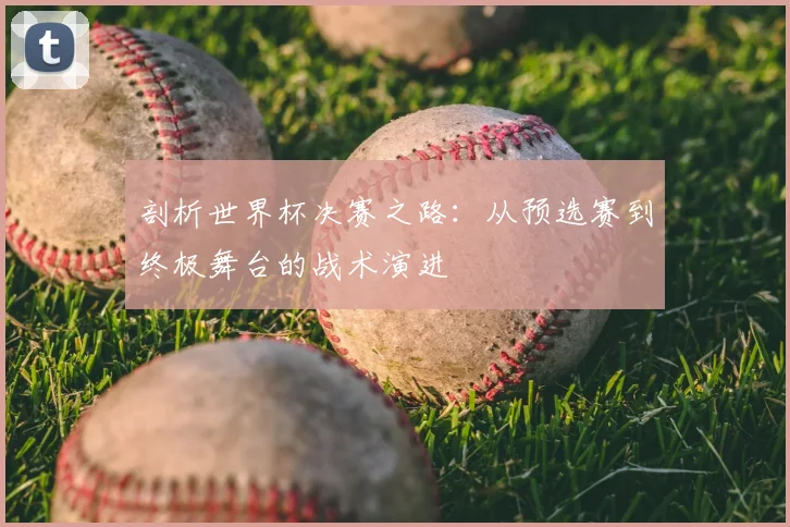 剖析世界杯决赛之路:从预选赛到终极舞台的战术演进